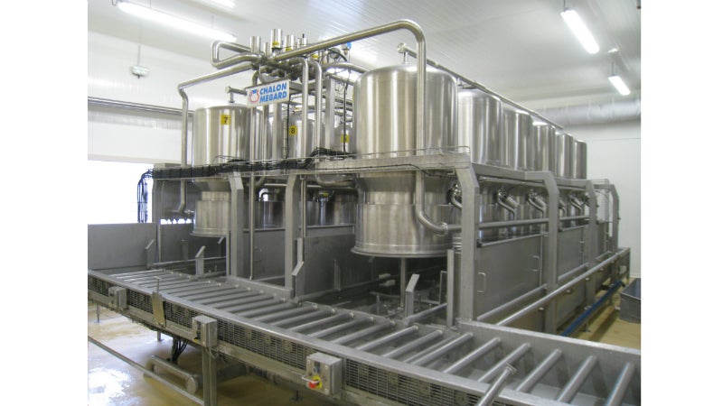Highly mechanised dairy processing facilities